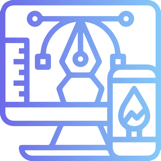 design and prototyping icon