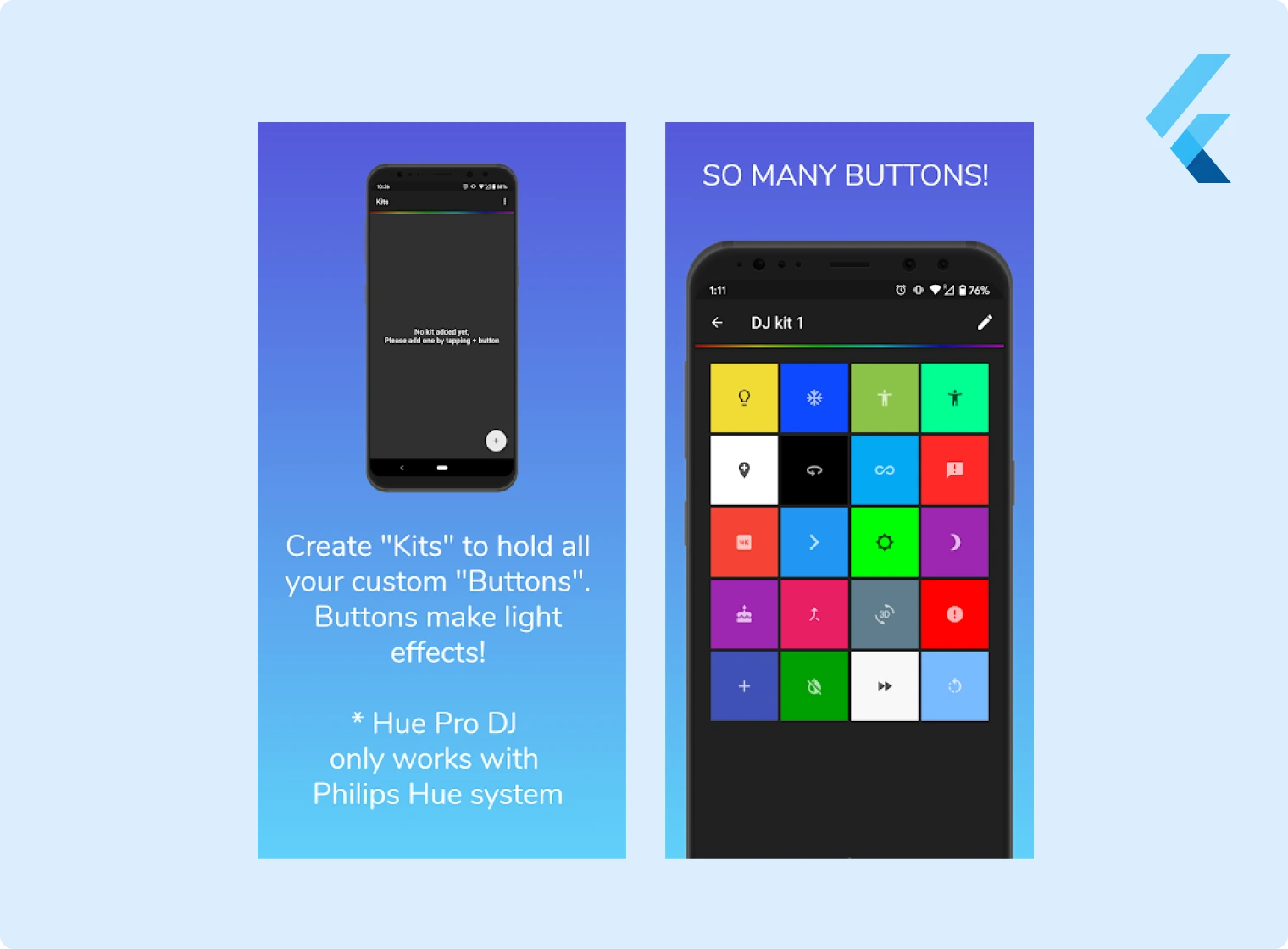 Hue Pro DJ Application Portfolio - Nautilus Techlabs