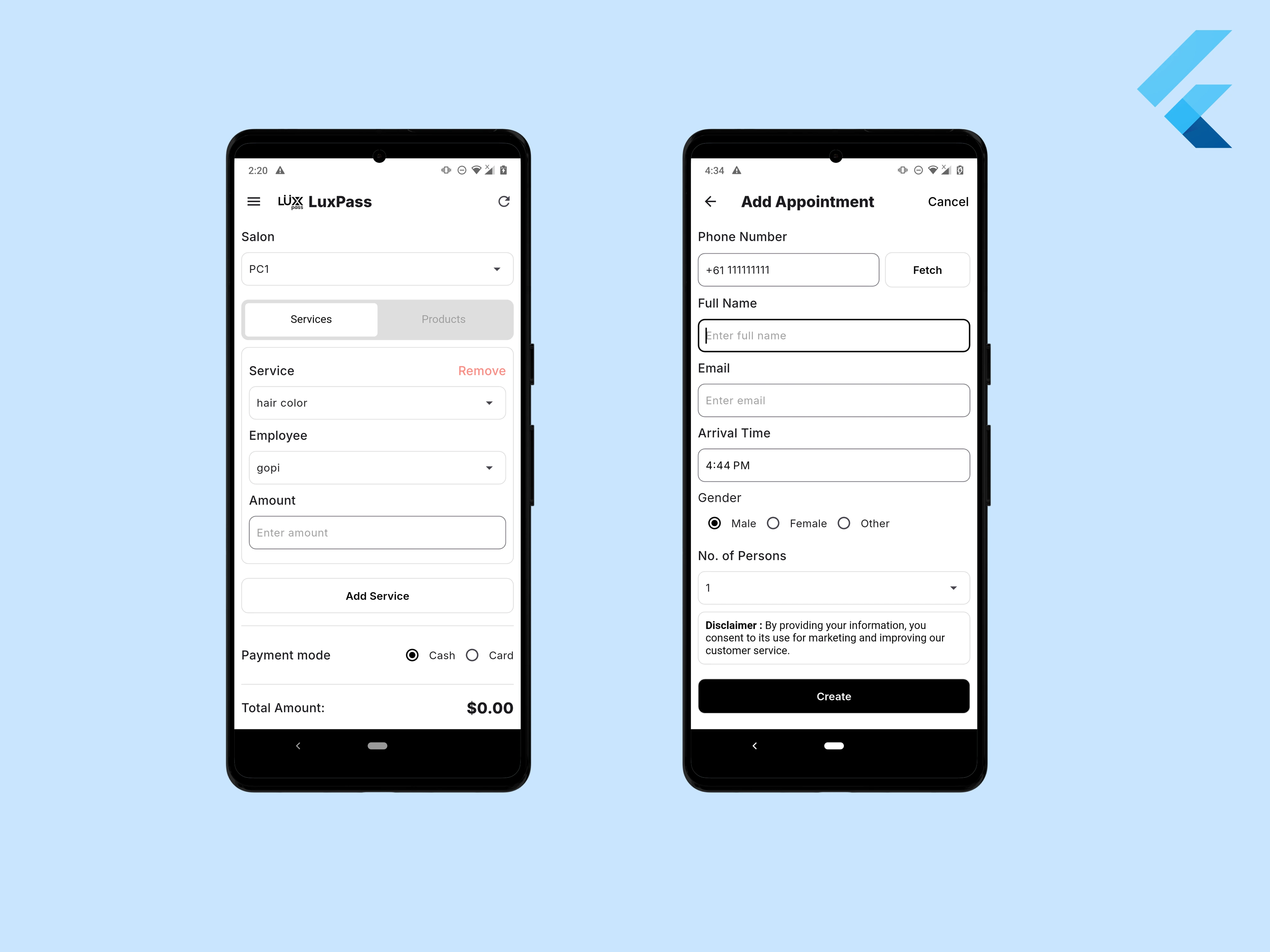 LuxPass POS Portfolio - Nautilus Techlabs